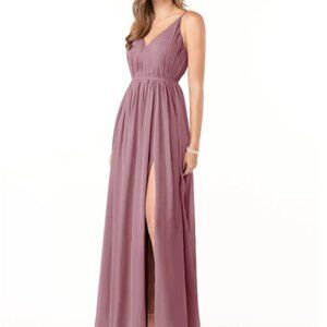 Azazie Blythe Mulberry Bridesmaid Dress, Size A14
